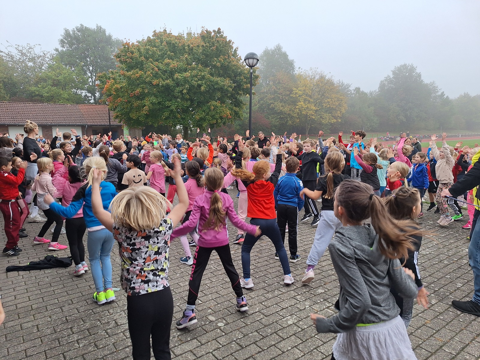 Das erste Sportfest für die gesamte Schule